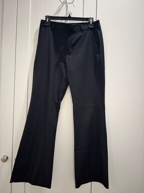 Banana Republic Bootcut High Rise Classic Black Dress Pants